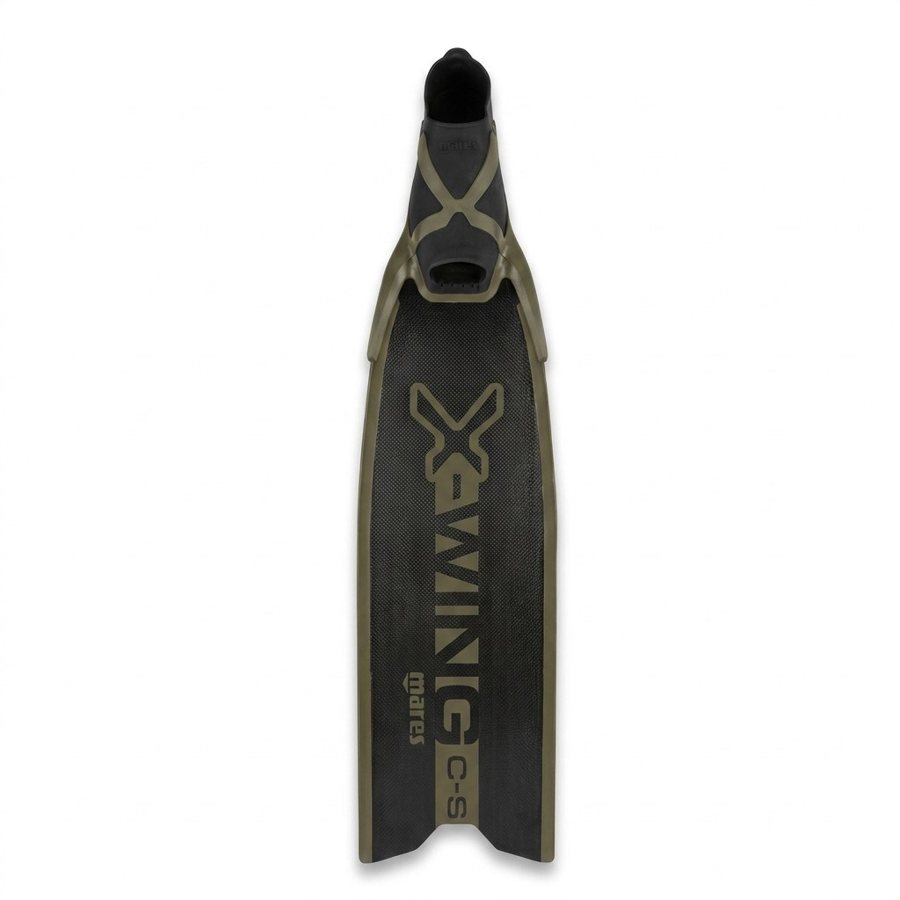 Aletas Carbono corta X-WING C-S GREEN FOOT POCKET38-40-42-44-46NEGRO, VERDE, CAFE